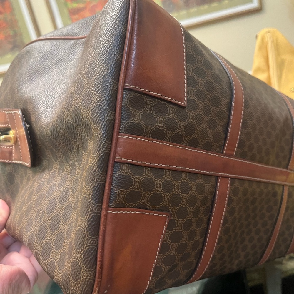 Celine Brown Monogram Duffel Bag - Picture 4 of 12